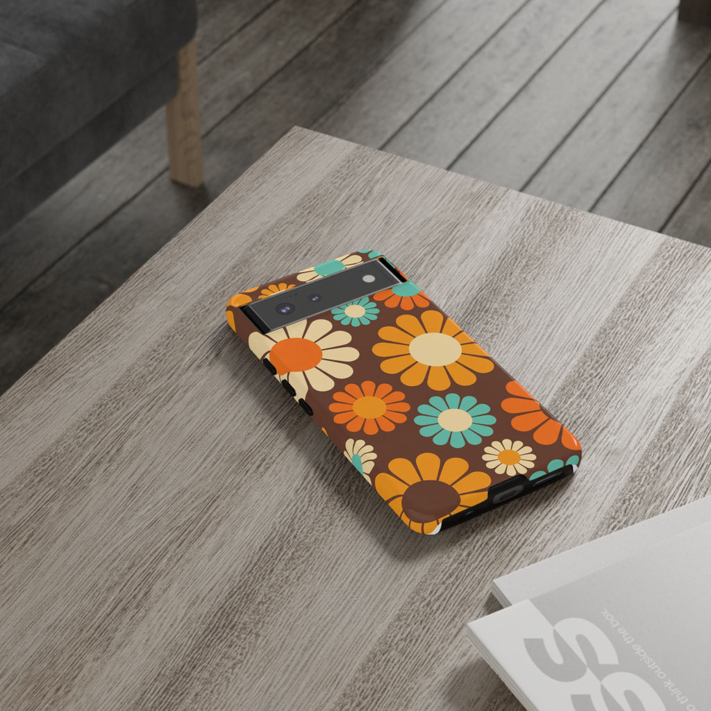Flowers - Brown/Yellow