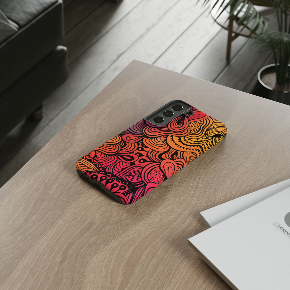 Abstract - Pink/Yellow
