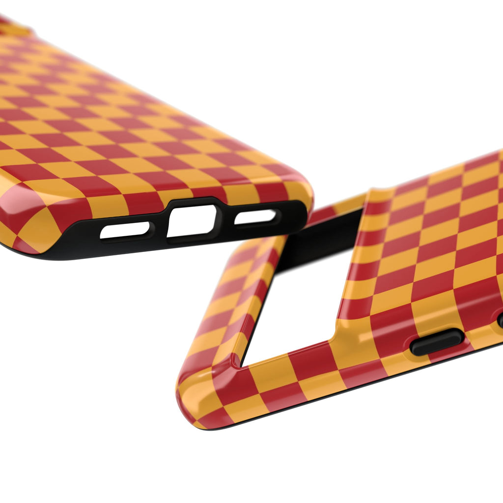 Checked - Red/Yellow