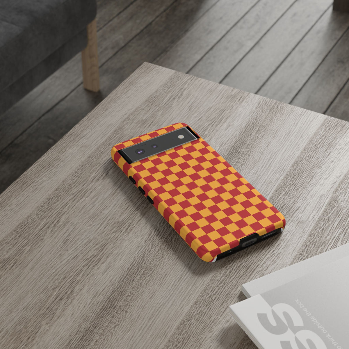 Checked - Red/Yellow