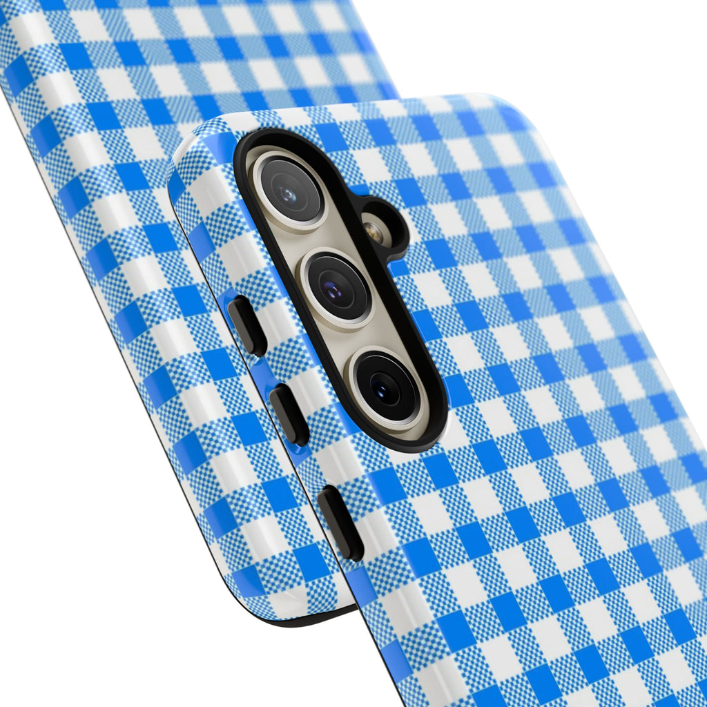 Checked - Blue