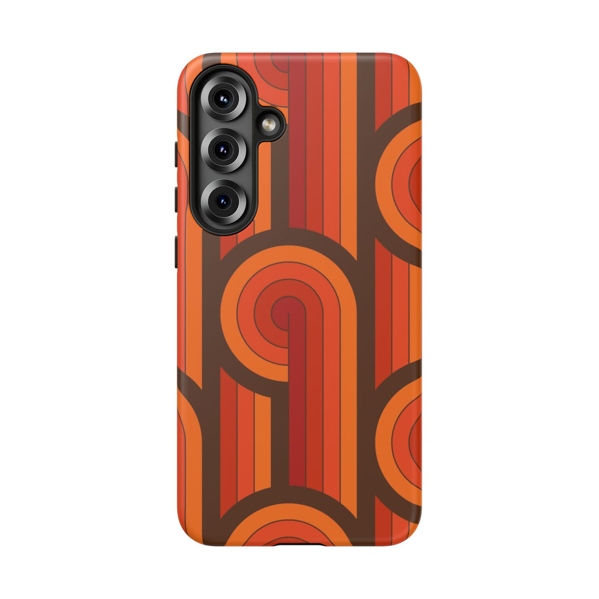 60's Wallpaper - Orange/Brown
