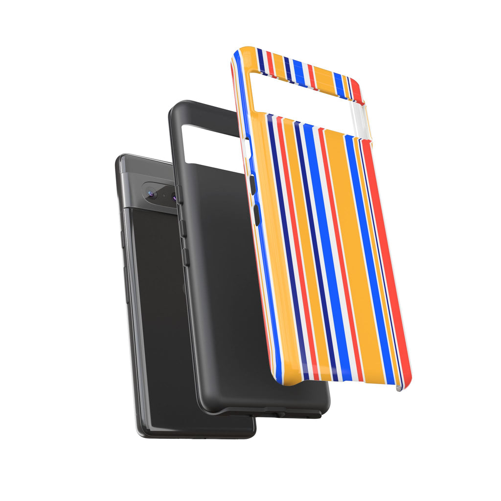 Candy Stripes - Yellow/Blue