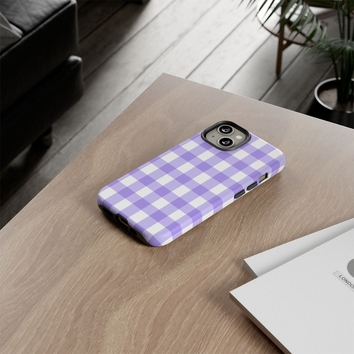 Checked - Lavender