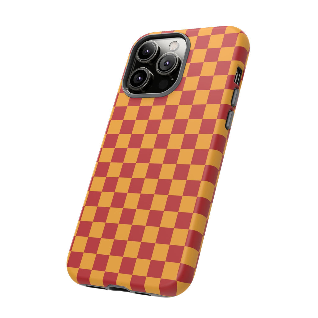 Checked - Red/Yellow