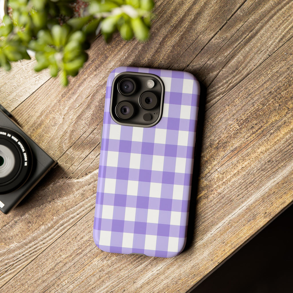 Checked - Lavender