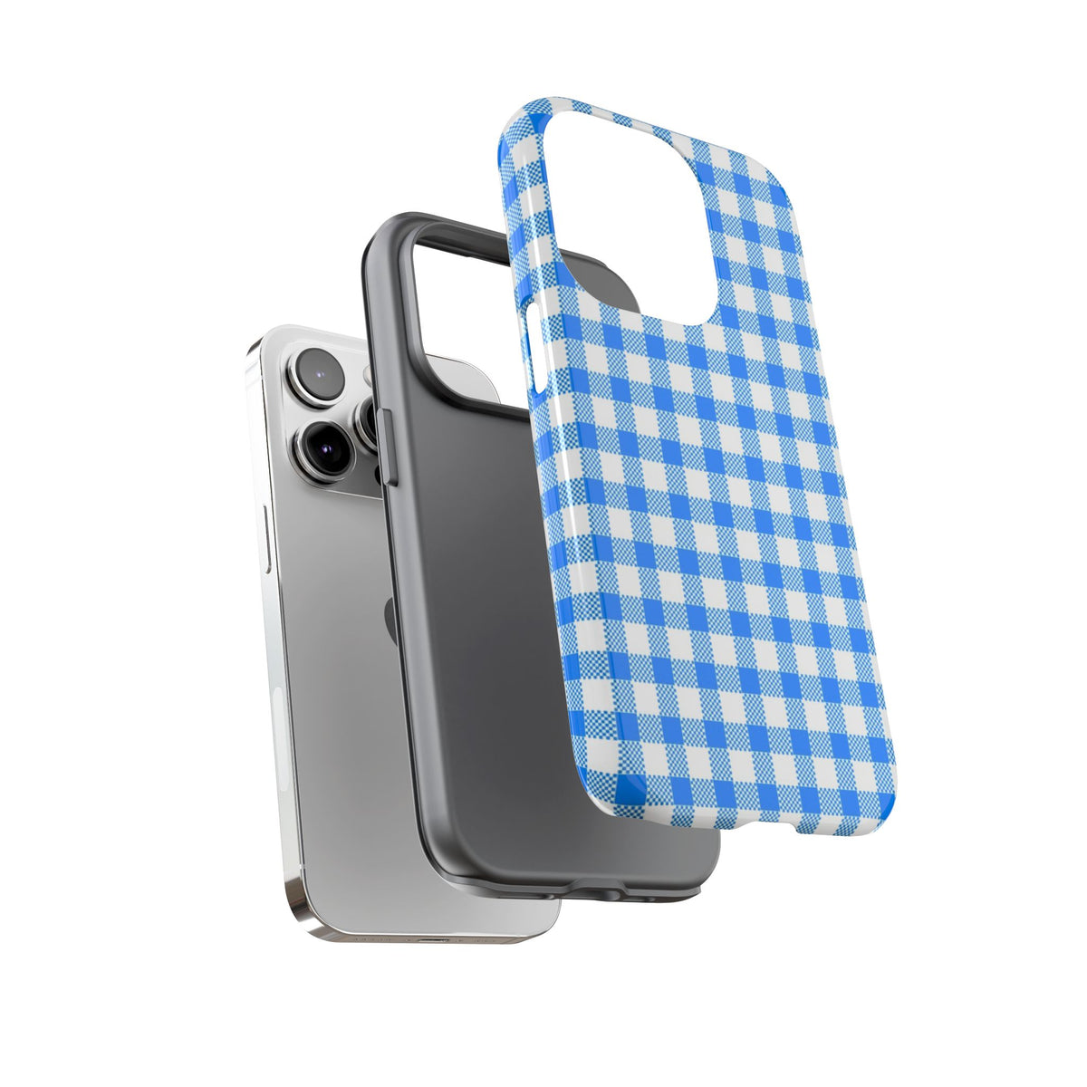 Checked - Blue