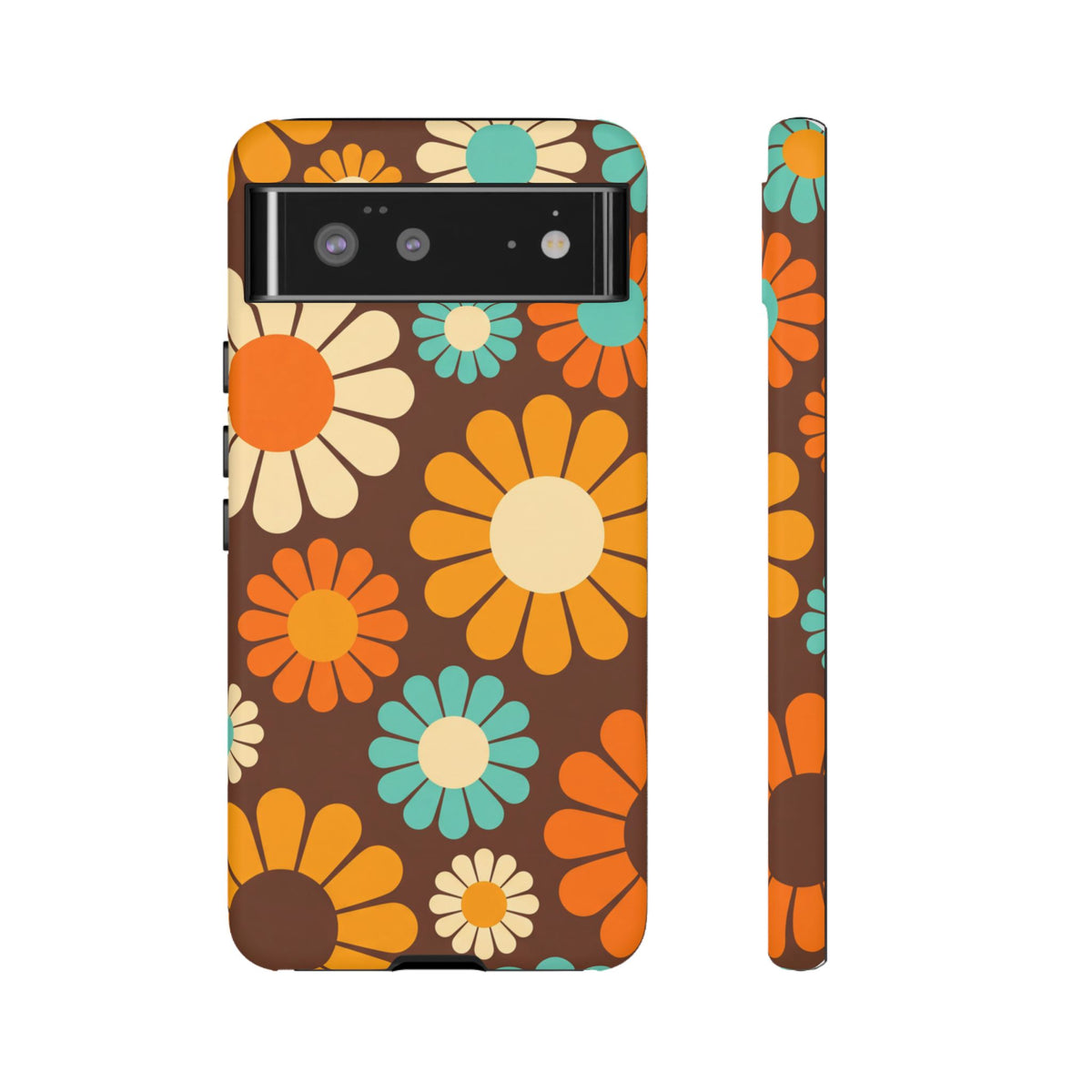 Flowers - Brown/Yellow