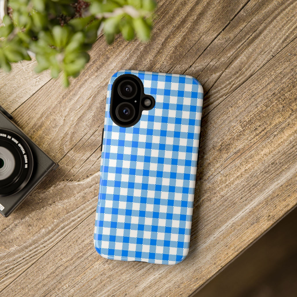 Checked - Blue