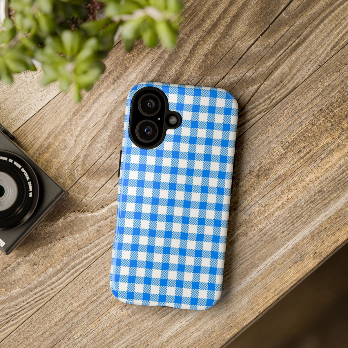 Checked - Blue