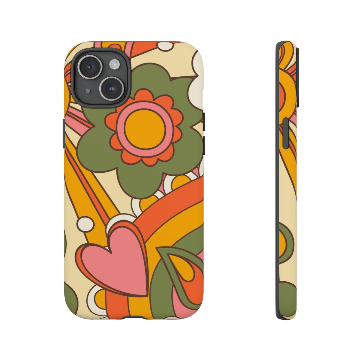 60's Wallpaper - Pink/Green