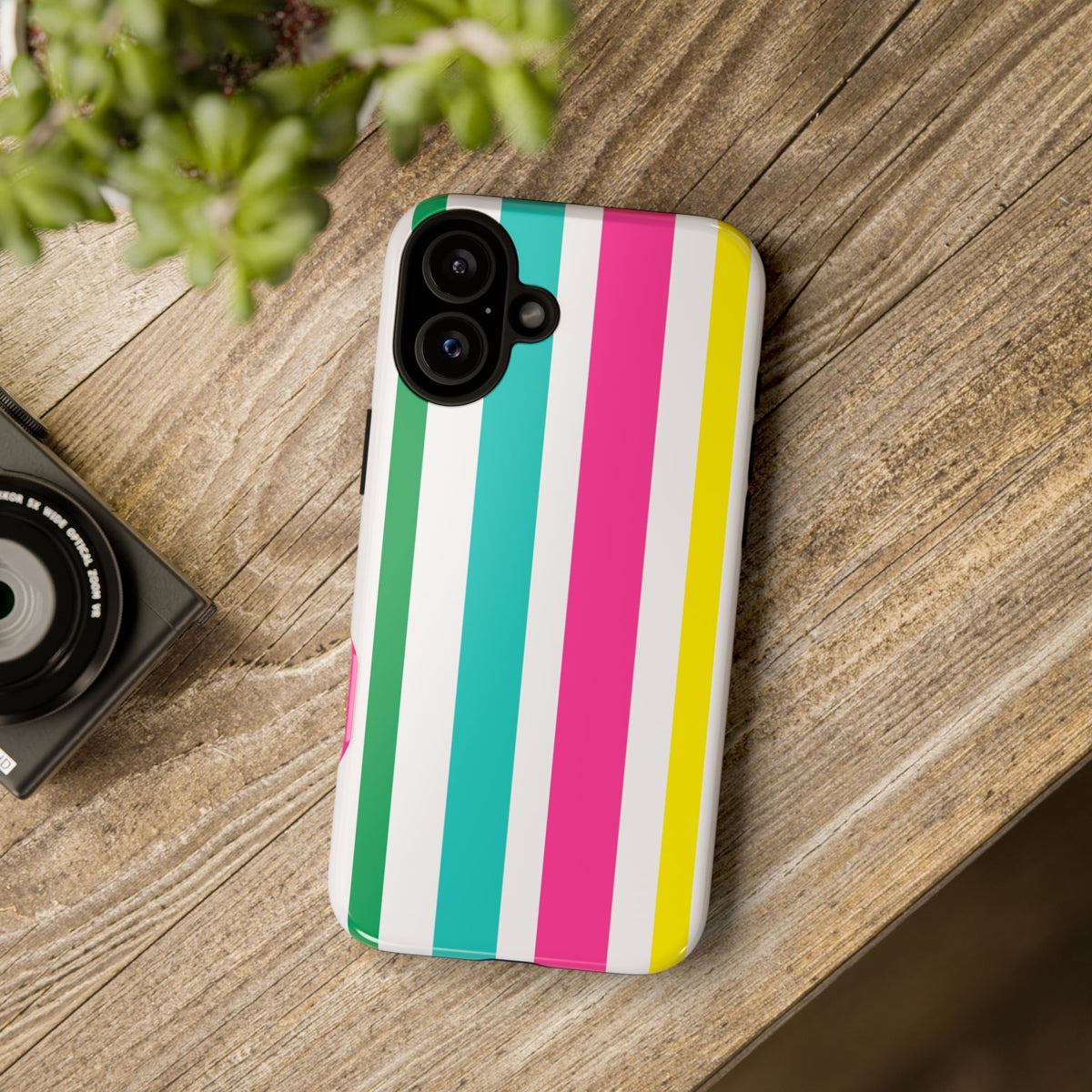 Candy Stripes - Pink/Yellow/Green