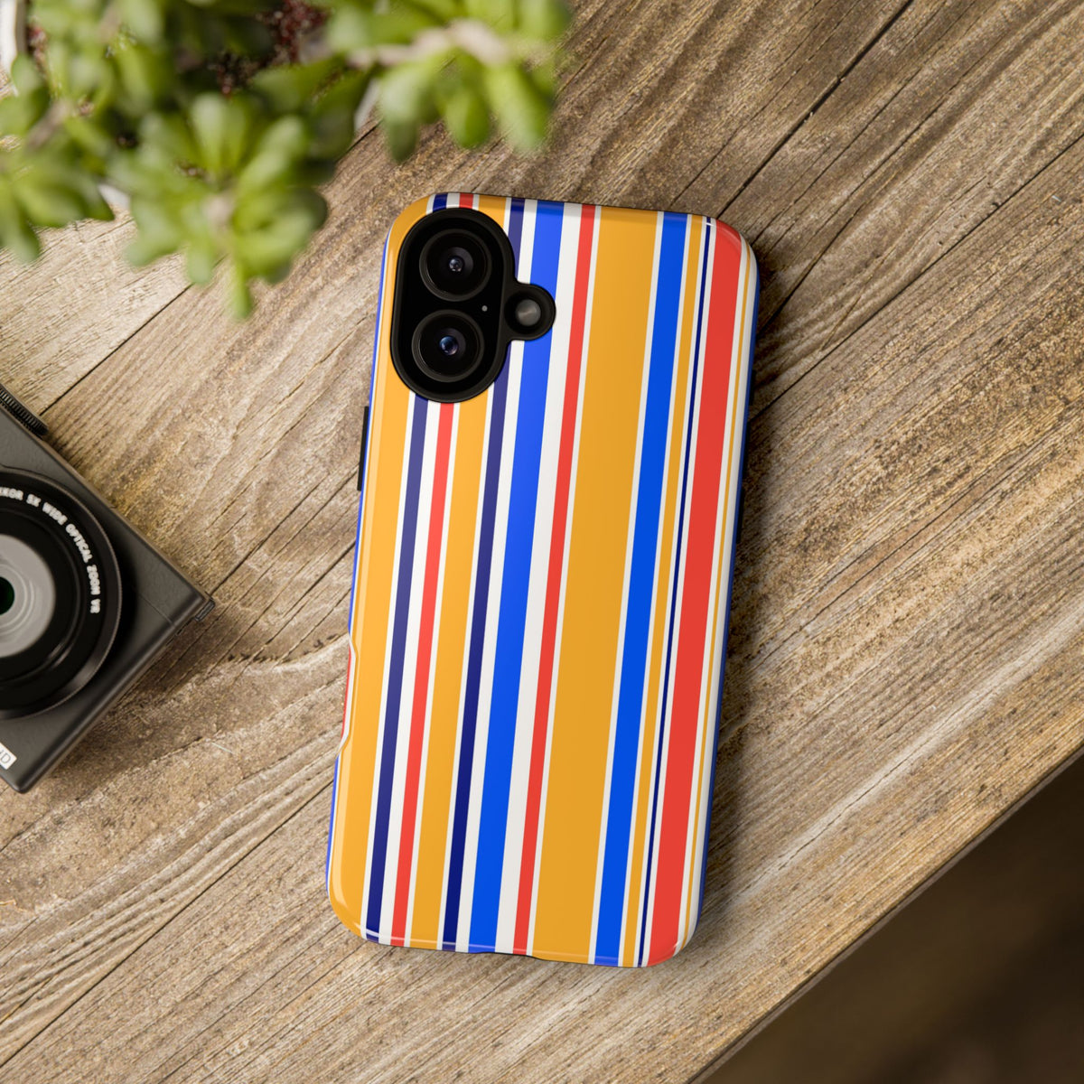 Candy Stripes - Yellow/Blue