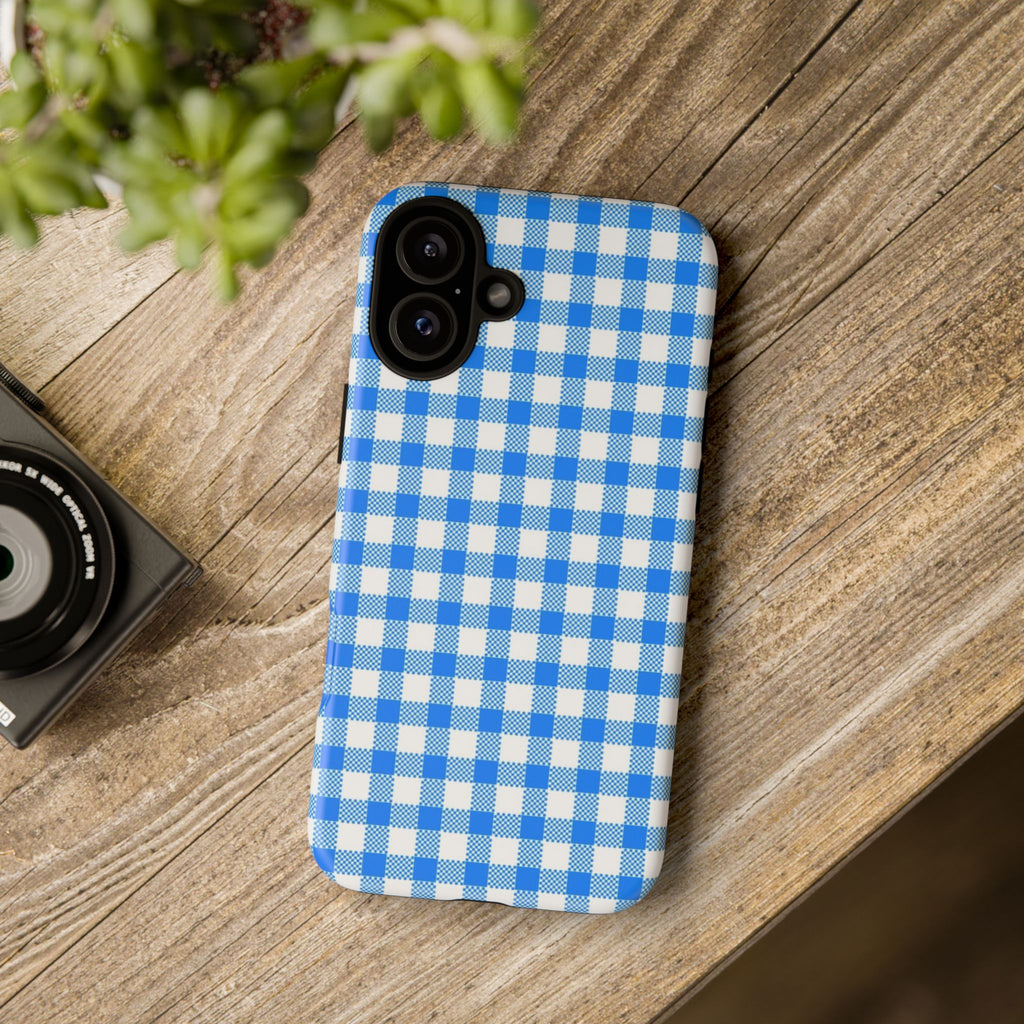 Checked - Blue