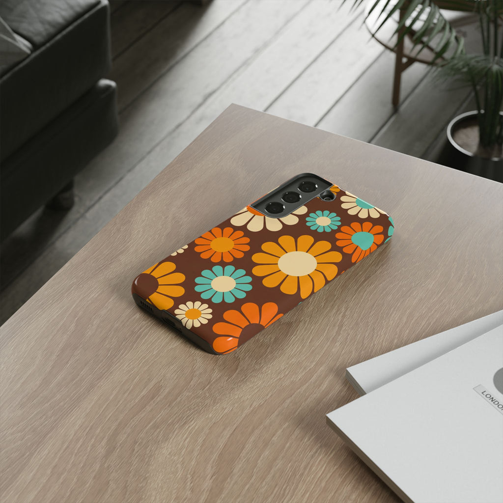 Flowers - Brown/Yellow