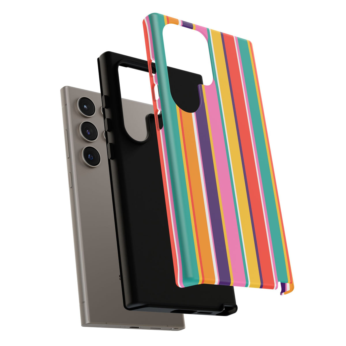 Candy Stripes - Pink/Yellow/Blue