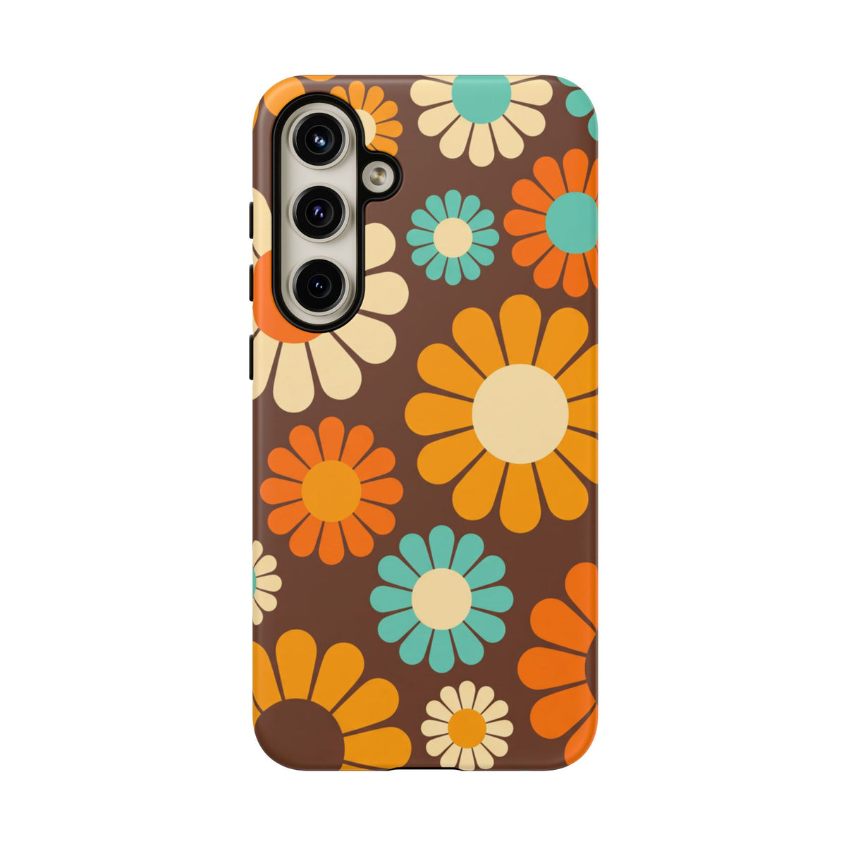 Flowers - Brown/Yellow