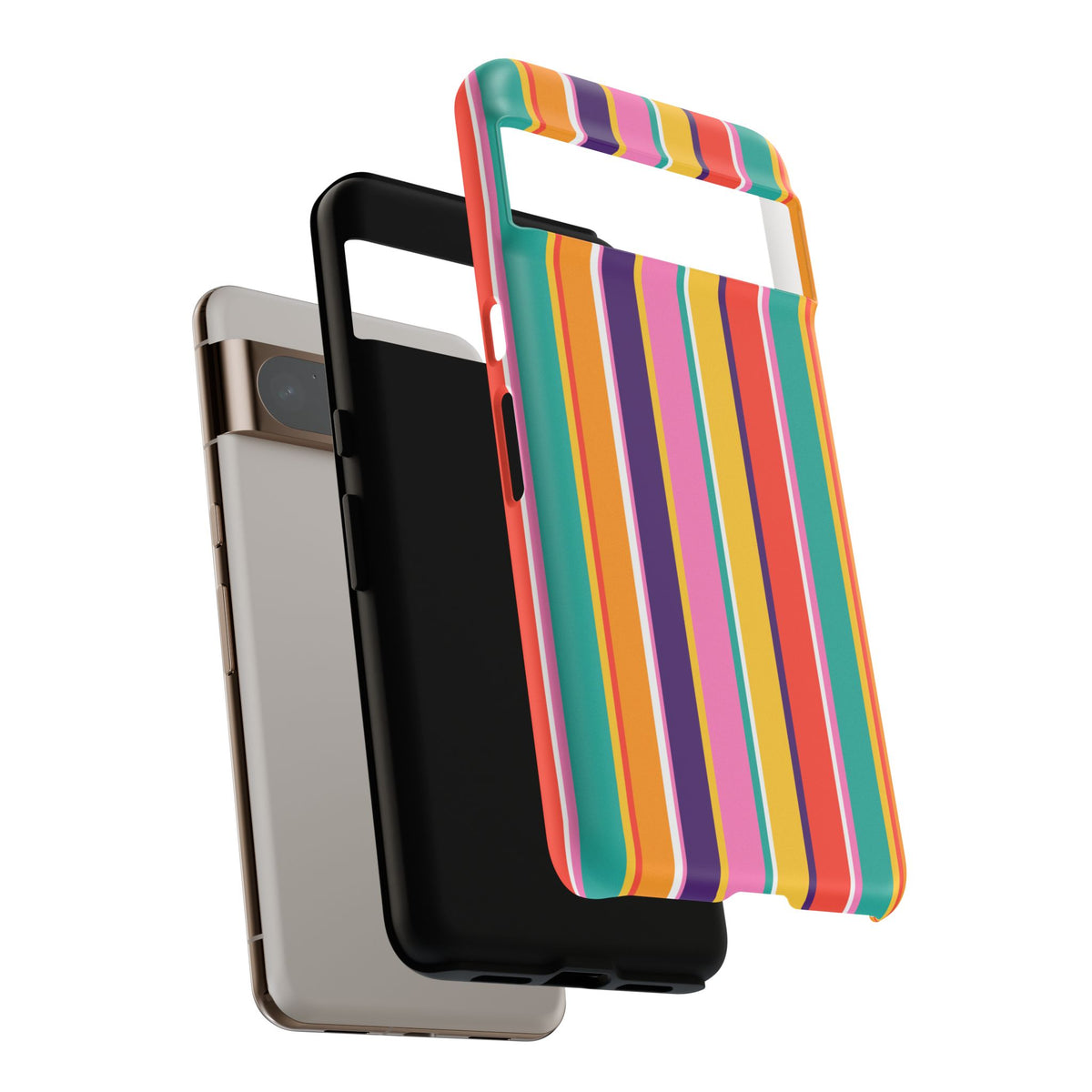 Candy Stripes - Pink/Yellow/Blue