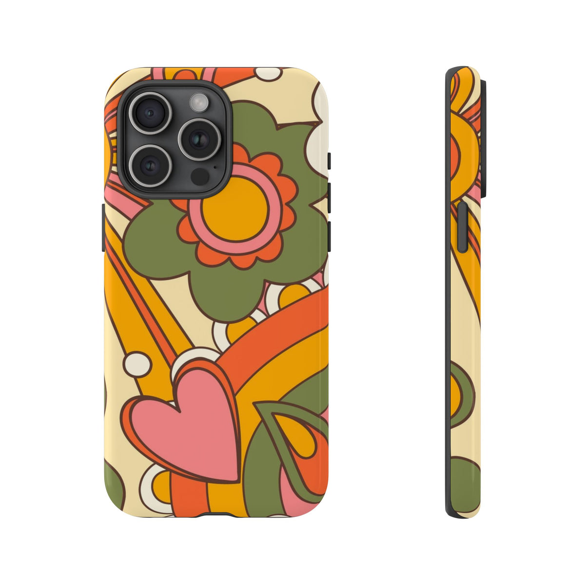 60's Wallpaper - Pink/Green