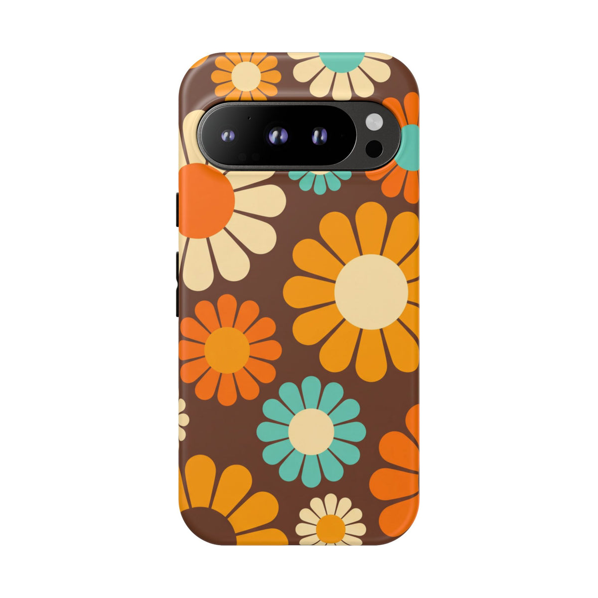 Flowers - Brown/Yellow