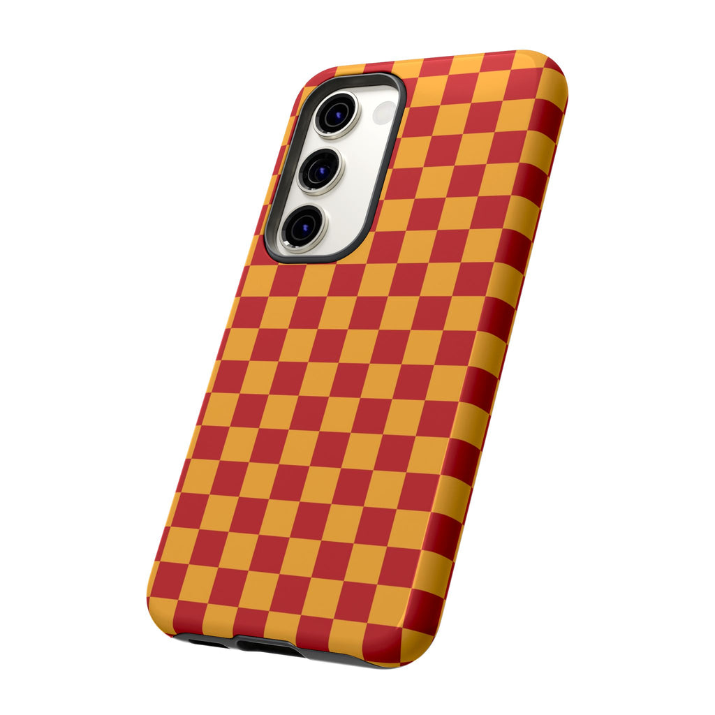Checked - Red/Yellow