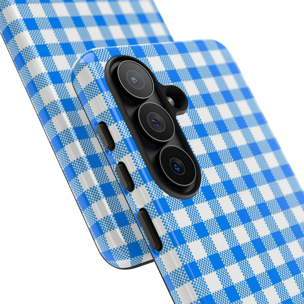 Checked - Blue
