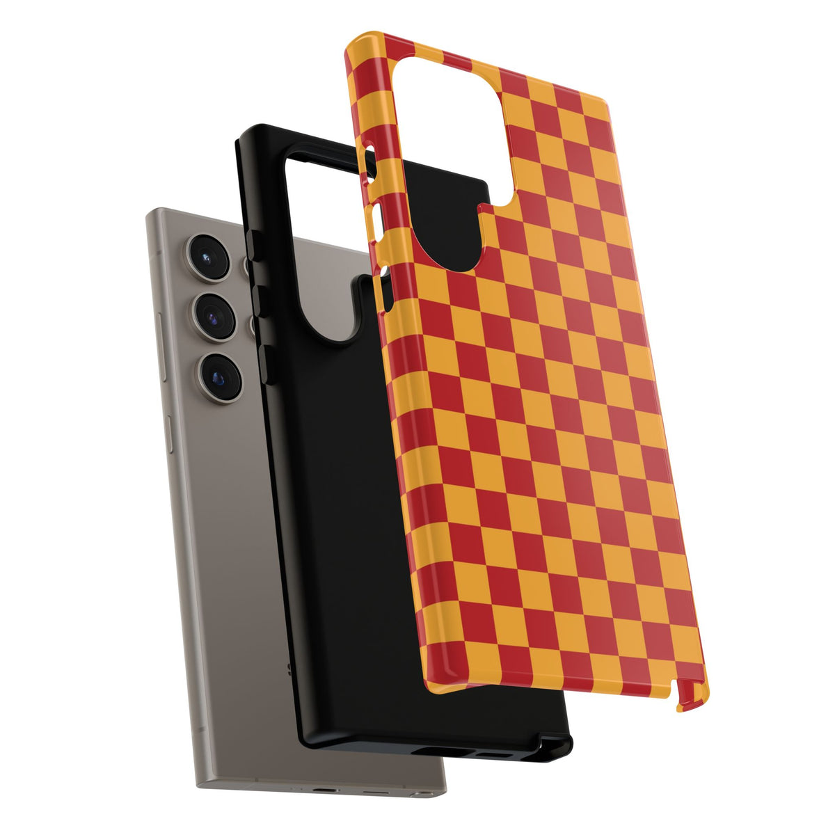 Checked - Red/Yellow