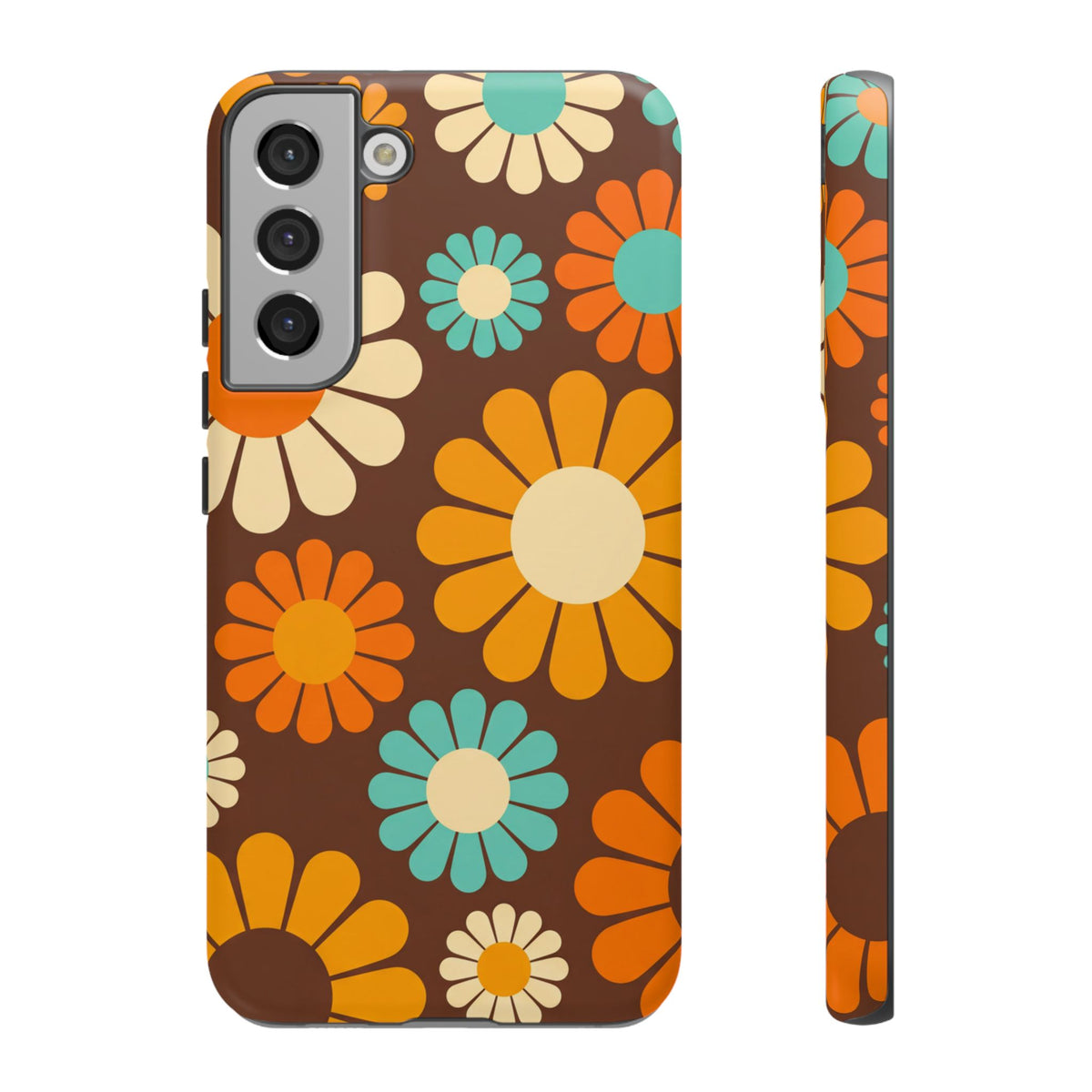 Flowers - Brown/Yellow