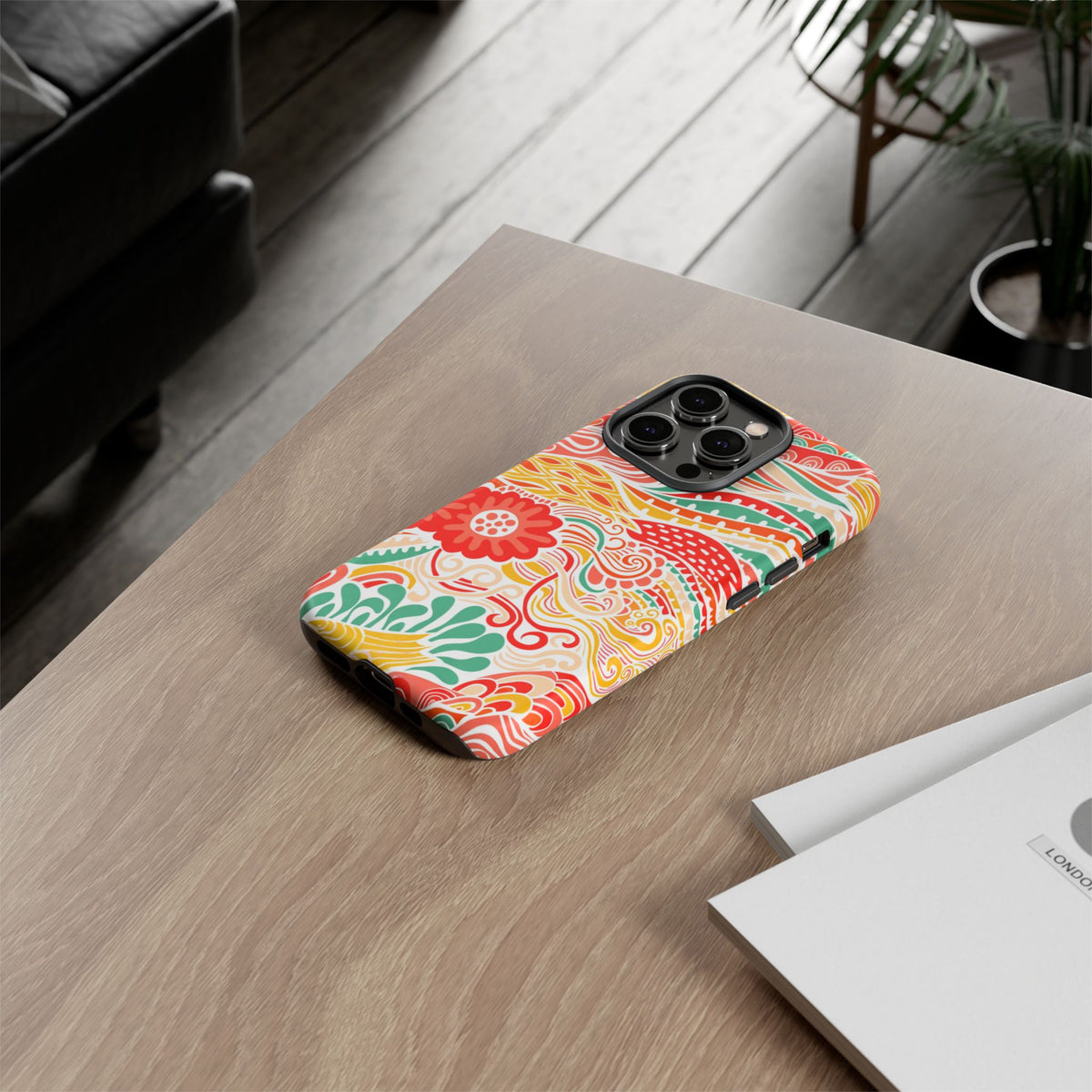 Abstract - Pink/Yellow/Blue