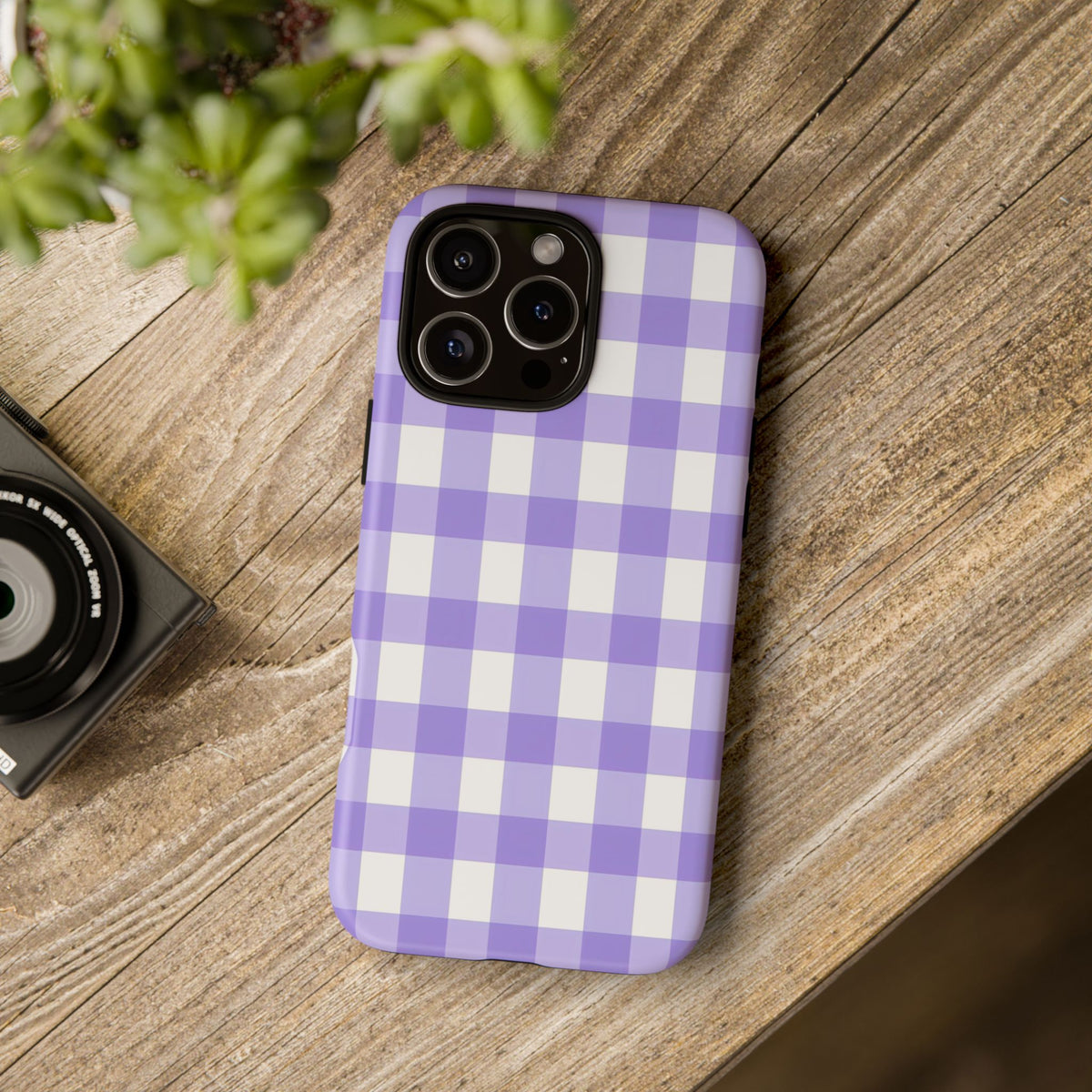 Checked - Lavender