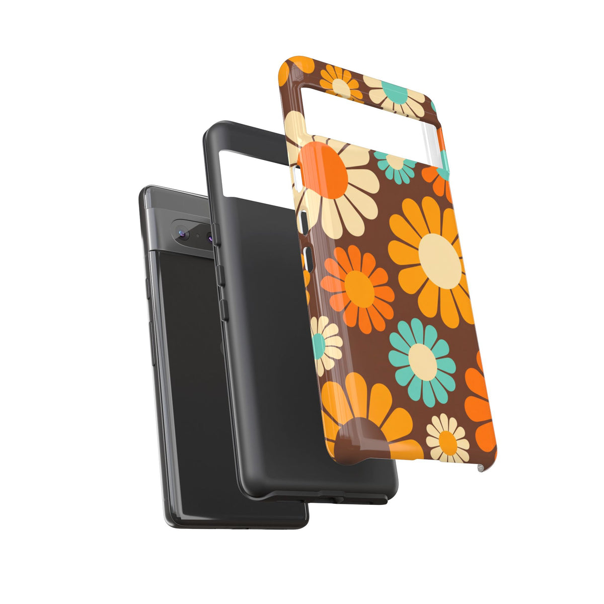 Flowers - Brown/Yellow