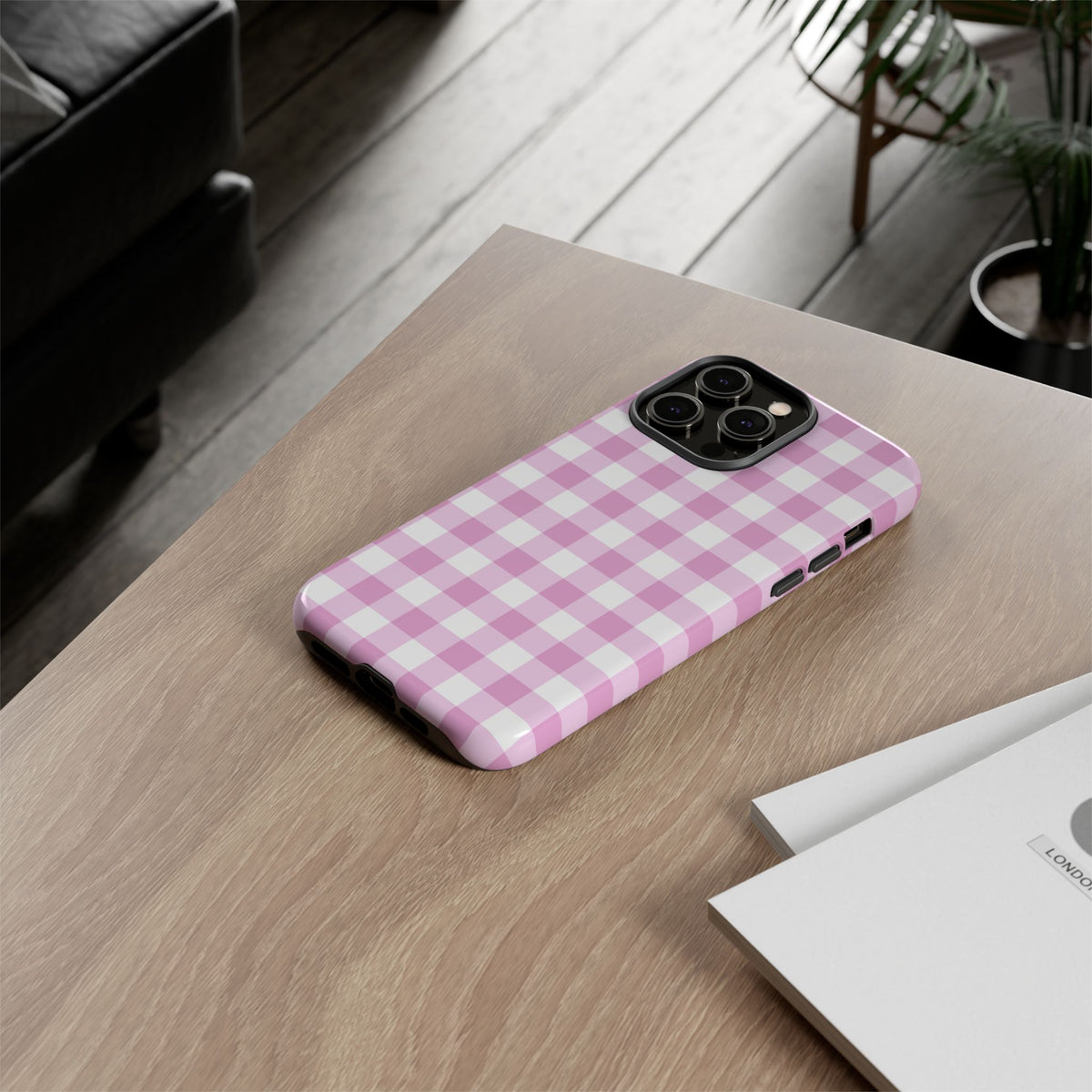 Checked - Pink