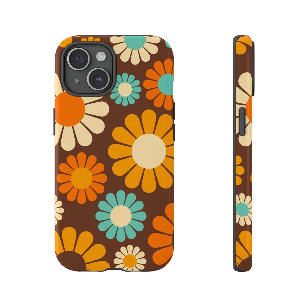 Flowers - Brown/Yellow