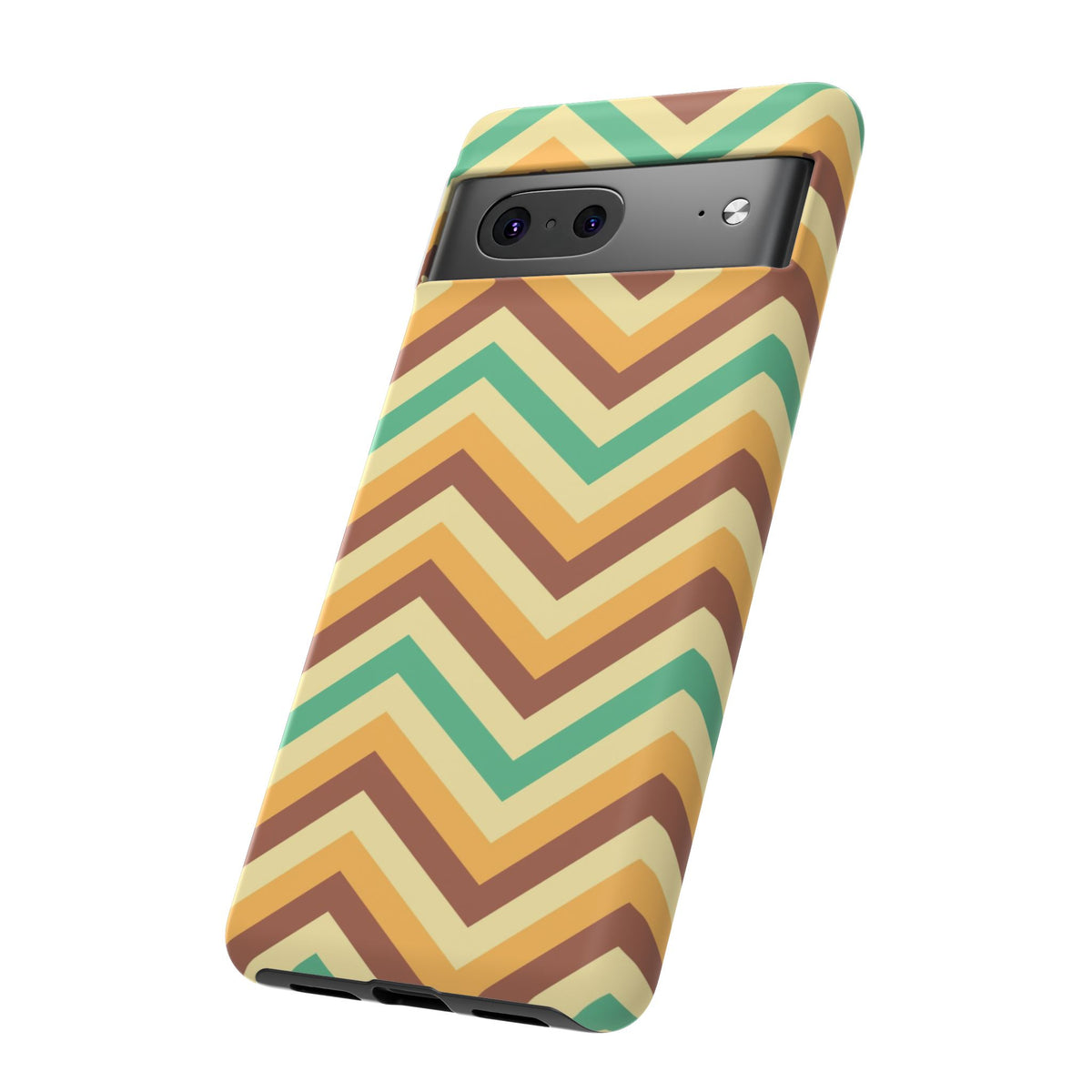 Zig Zags - Brown/Green