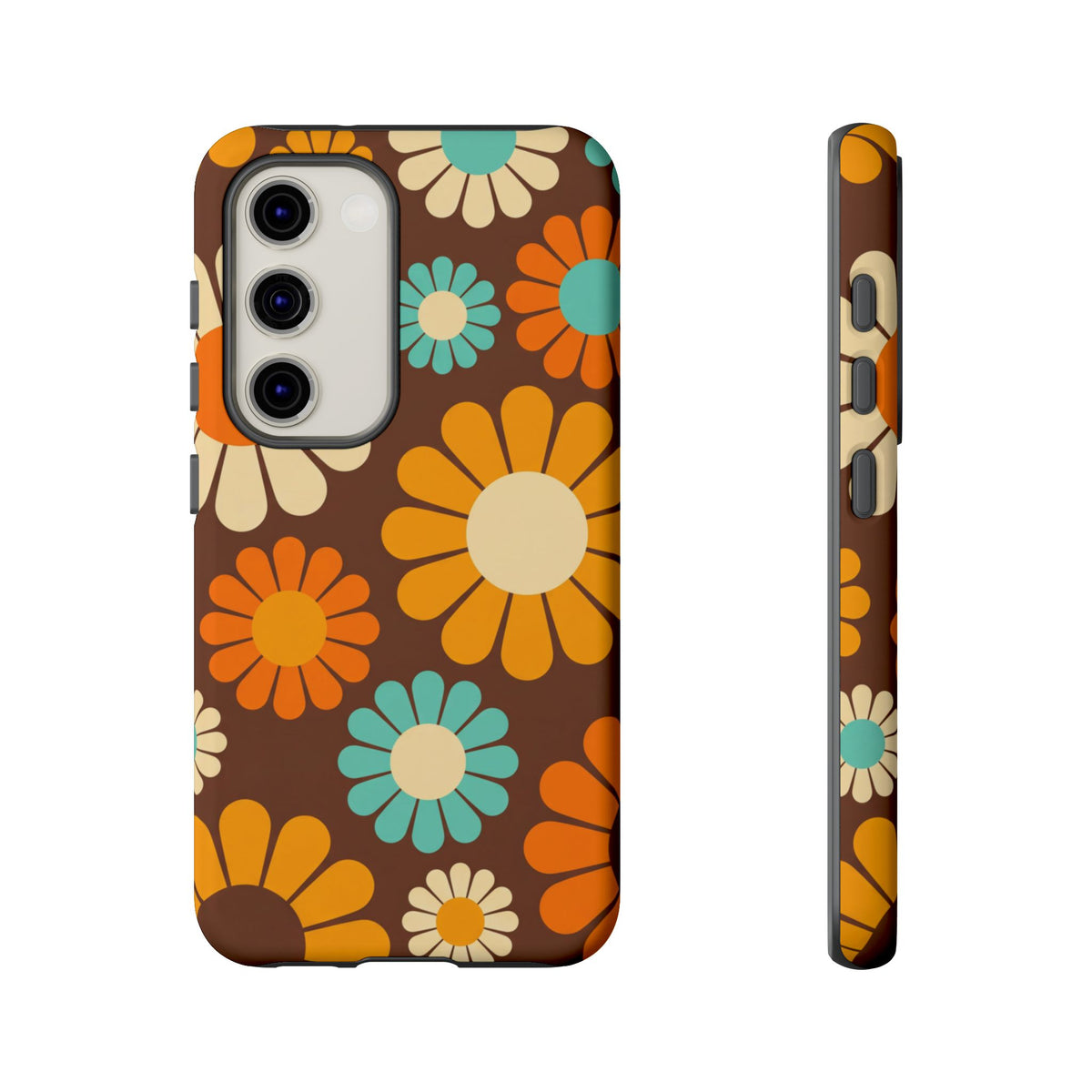 Flowers - Brown/Yellow