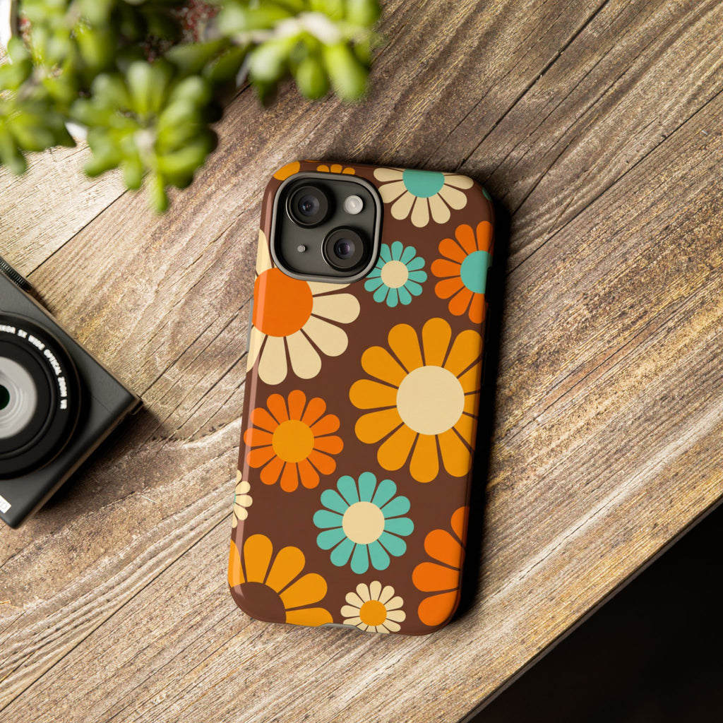 Flowers - Brown/Yellow