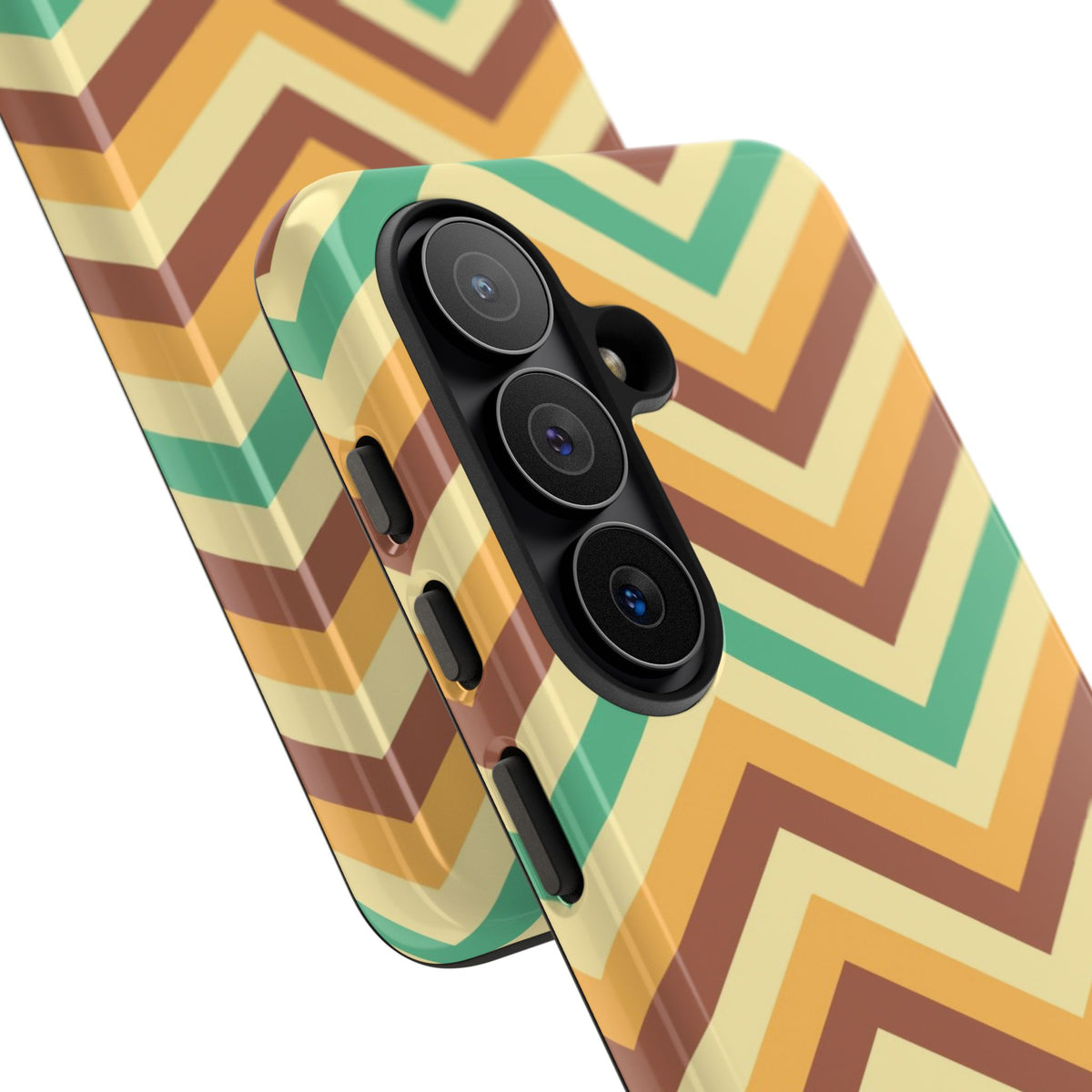 Zig Zags - Brown/Green