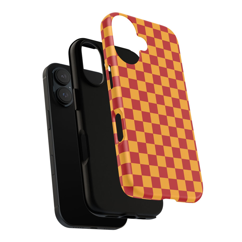 Checked - Red/Yellow