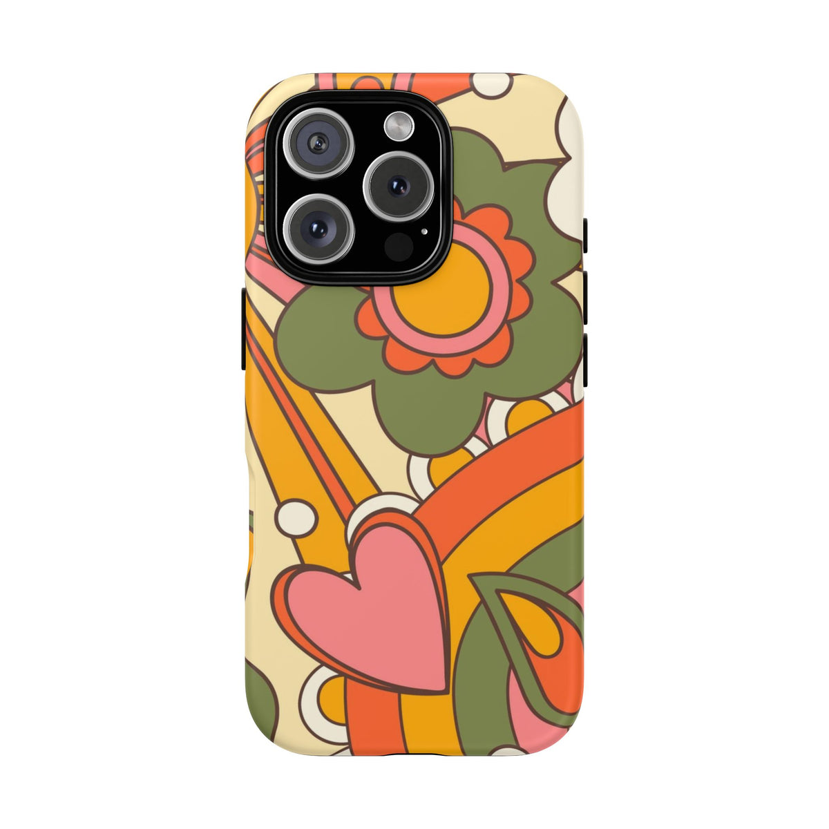 60's Wallpaper - Pink/Green