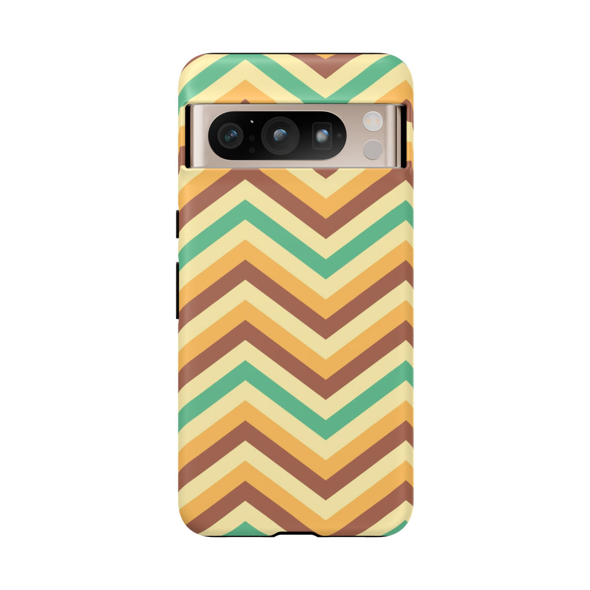 Zig Zags - Brown/Green