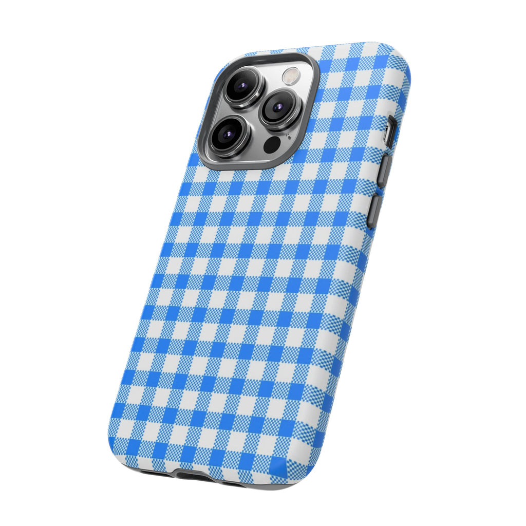 Checked - Blue