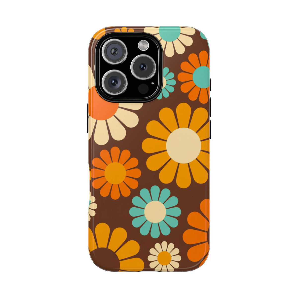 Flowers - Brown/Yellow