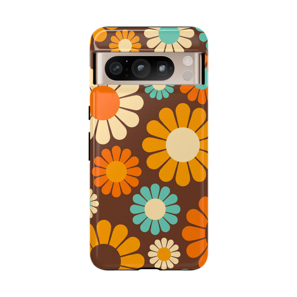 Flowers - Brown/Yellow