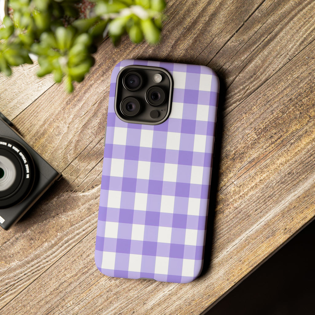 Checked - Lavender