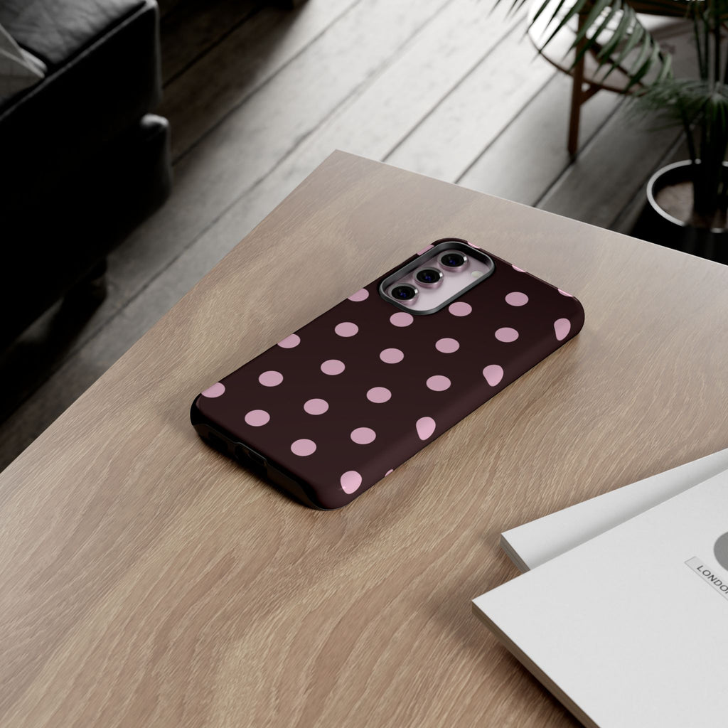 Spotted - Pink/Brown
