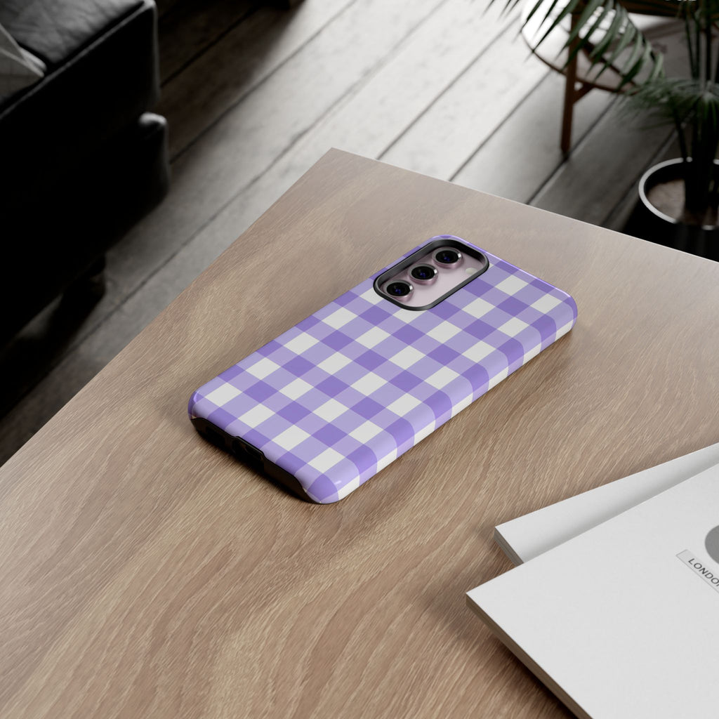 Checked - Lavender
