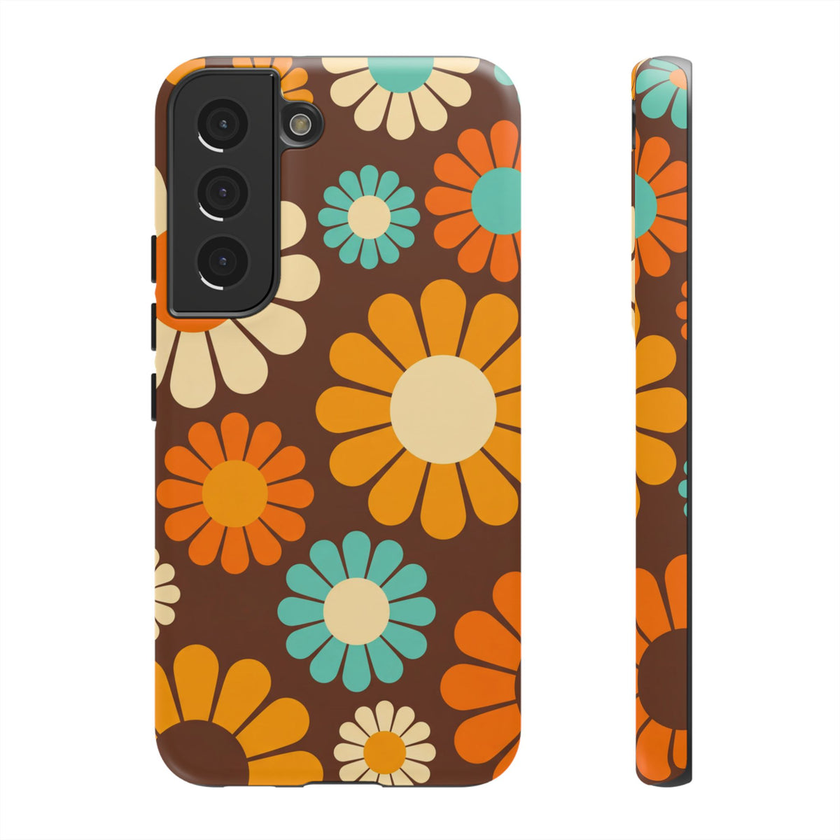 Flowers - Brown/Yellow