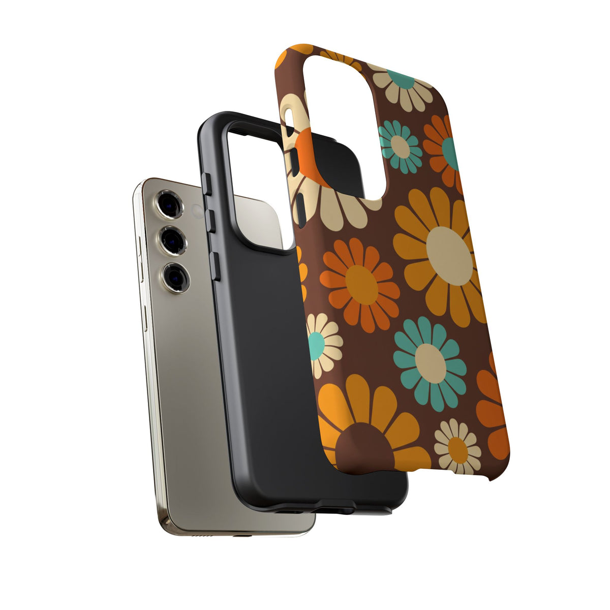 Flowers - Brown/Yellow