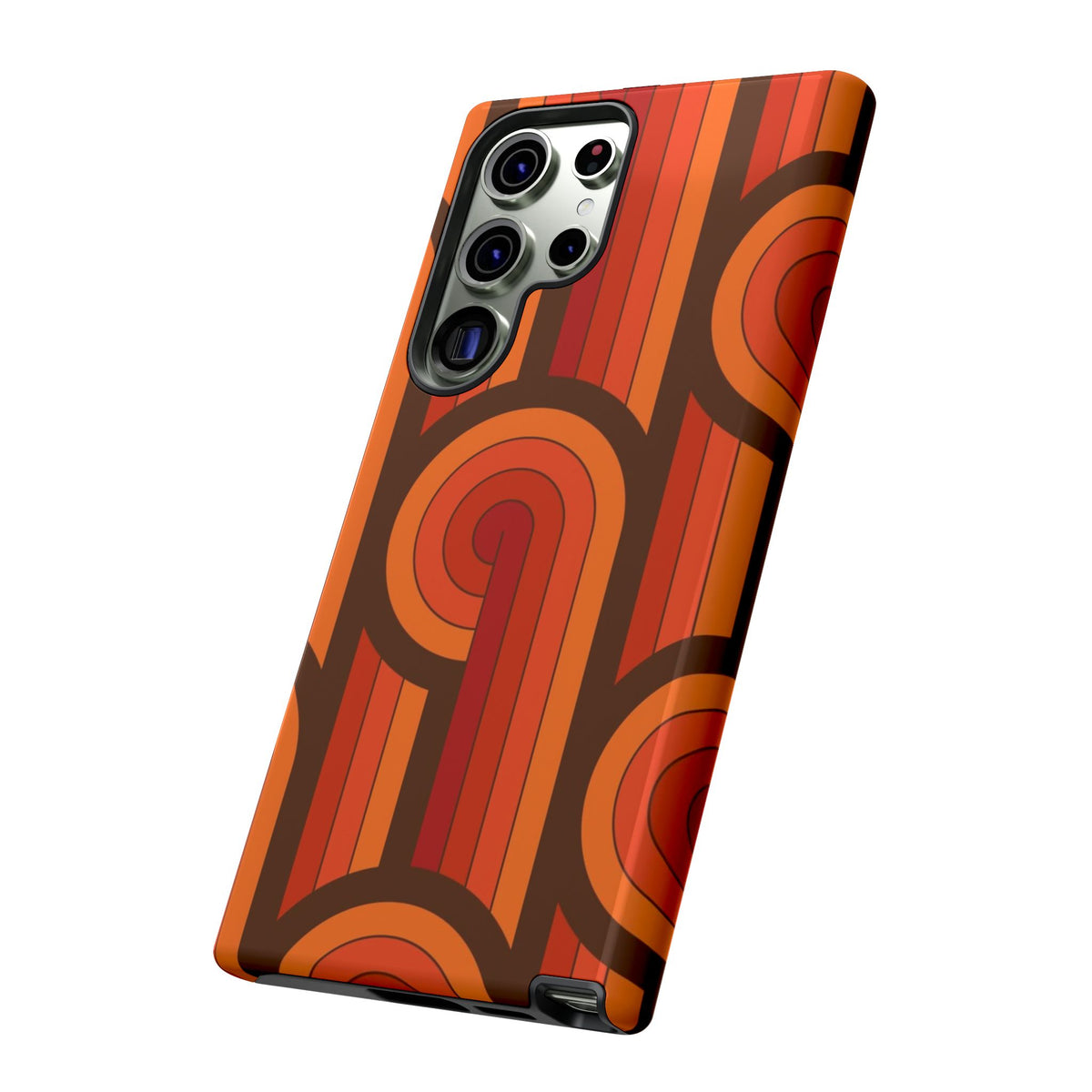 60's Wallpaper - Orange/Brown