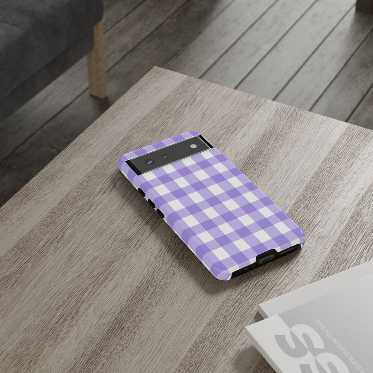 Checked - Lavender